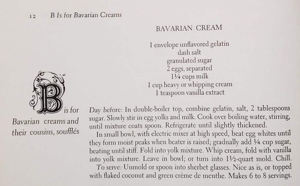 B is for Bavarian creams and their cousins, soufflés